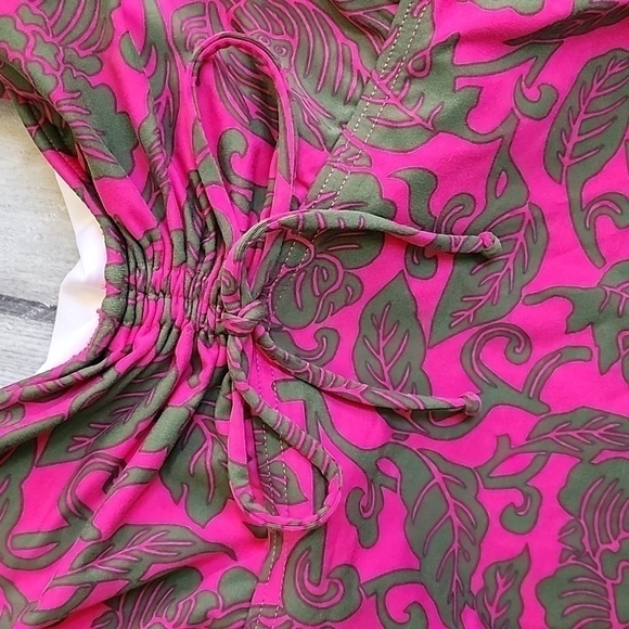 Lands End Underwire Tankini Top Sz 10D - Picture 2 of 5